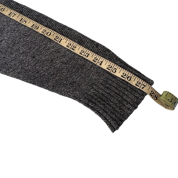 SMARTWOOL RIPPLE RIDGE HALF ZIP CHARCOAL GREY MERINO BLEND SWEATER - Picture 15 of 16